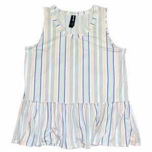 ❌SOLD❌Agnes & Dora | Striped Neutral Tank